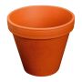 Plant pot ARVION of terracotta, 4.7"/12cm, Ø5.1"/13cm