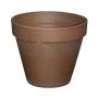 Plant pot DUNARI of terracotta, brown, 4.7"/12cm, Ø5.1"/13cm