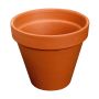 Plant pot DUNARI of terracotta, 6.7"/17cm, Ø7.5"/19cm