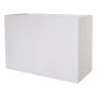 NALTIS rectangular planters, plastic, white, 100 x 40 x 70 cm
