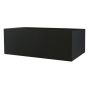 NALTIS rectangular plastic planter, black, 100 x 40 x 41 cm