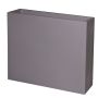 ERVOK plastic plant pot, grey, 80x25x70cm