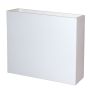 ERVOK plastic plant pot, white, 80x25x70cm
