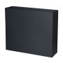 ERVOK plastic plant pot, black, 80x25x70cm