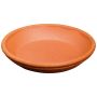 Round flowerpot saucer MELIZA of terracotta, 0.8"/2cm, Ø3.5"/9cm