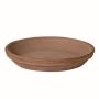 ARVOK terracotta flowerpot saucer, round, patinated, 4 cm, Ø31 cm