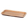 Rectangular planter tray LIDAS, terracotta, patinated, 30 x 16 x 2 cm