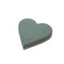 OASIS® Wet florist sponge Heart, wedding decoration, ECObase rigid foam bottom, green, 20"x20"x2"/50x50x5cm