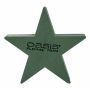 OASIS® Wet florist sponge star, Bioline wooden base, green, 12"x12"x1.8"/30x30x4.5cm