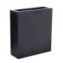 Planter CHANKY made of fiberstone, black, 3ftx12"x31"/100x30x80cm
