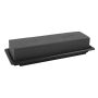OASIS® Black Ideal Rectangular wet florist sponge for flower arrangements, in paper compound tray, black, 10"x3.5"x2"/25x9x5cm