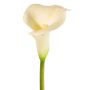Artificial calla lily MIRAC, cream, 30"/75cm, 4.7"x5.9"/12x15cm