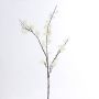 Decorative apple blossom branch LOUISA, flowering, cream-white, 33"/85cm