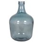 Glass carboy ILINCA, blue-transparent, 16.5"/42 cm, Ø 11"/28 cm, 12L