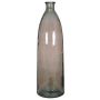Glass bottle CASIMIRO, brown-transparent, 32"/81 cm, Ø 10"/25 cm