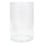 Glass cylinder vase SANYA OCEAN, transparent, 8"/20 cm, Ø 4.9"/12,5 cm