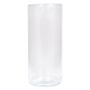 Glass cylinder vase SANYA OCEAN, transparent, 10"/25 cm, Ø 4.5"/11,5 cm