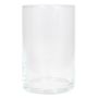 Glass cylinder vase SANYA OCEAN, transparent, 8"/20 cm, Ø 4.5"/11,5 cm