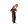 Halloween decorative figurine horror clown MAMORUN, balloon, movement and sound function, LEDs, 80x40x170cm