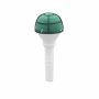 OASIS® Wet florist sponge Bridal bouquet holder with plastic handle, mesh, green, Ø2.8"/7cm