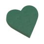 OASIS® Wet floral sponge Heart, wedding decoration, Foam Frames rigid foam bottom, green, 12"x11"x2.4"/31x29x6cm