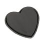 OASIS® Black Ideal Wet florist sponge Heart, Biolit recycled paper tray, black, 7"x7"x1.6"/17x17x4cm