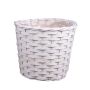 AHMANIU flower basket, white, 17 cm, Ø20 cm