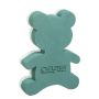 OASIS® Wet florist sponge Teddy bear, polystyrene rigid foam bottom, green, 12"x9"x2.4"/30x22x6cm