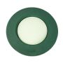 OASIS® Wet florist sponge Pedestal ring, funeral floristry, Bioline wooden base, green, 1.8"/4,5cm, Ø15"/37cm