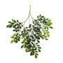 Artificial orange-leaved branch SCUTI, flame-retardant, green, 70cm