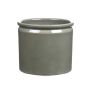 Ceramic pot ALCHIBA, grey-green, 8"/21,5cm, Ø9"/23,3cm