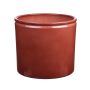 Ceramic pot ALCHIBA, red-brown, 7"/17,6cm, Ø8"/19,4cm