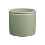 Ceramic pot ALCHIBA, light khaki matt, 7"/17,6cm, Ø8"/19,4cm