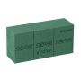 OASIS® Instant Maxlife Wet florist sponge Brick, with cutting lines, green, 9"x4.3"x3"/23x11x7,5cm