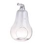 Terrarium glass YVIE in pear shape, clear, 14"/36,5cm, Ø8"/21cm
