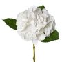 Plastic flower Hydrangea KLUVT, white, 20"/50cm