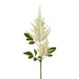 Artificial astilbe branch GORVEL, white, 33"/85cm