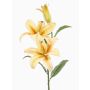 Artificial Tiger Lily KRAWEL, Eco Collection, yellow, 85cm, Ø21cm