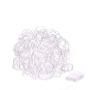 Curly FLORIANE fairy lights, silver, 25 LEDs, battery-powered, Ø20cm