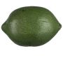 Artificial fruit Lime POLASY, dark green, 3.3"/8,5cm, Ø2.2"/5,5cm