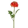 Decorative flower Ranunculus GRINTEL, orange, 18"/45cm