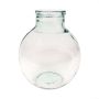 Ball glass flower vase BRENDEN, recycled, transparent, 12"/30 cm, Ø 10"/25 cm