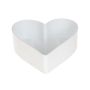 Heart-shaped bowl HAVIN made of plastic, white, 6"x6"x2.8"/15x15x7cm