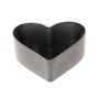 Heart-shaped bowl HAVIN made of plastic, black, 6"x6"x2.8"/15x15x7cm