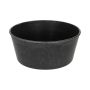 Round bowl KIKINA made of plastic, black, 4"/10cm, Ø9"/24cm