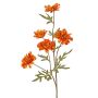 Artificial branch Chrysanthemum PRUDENCE, Eco Collection, orange-yellow, 30"/75cm, Ø2"-2.6"/5-6,5cm