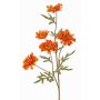 Artificial branch Chrysanthemum PRUDENCE, Eco Collection, orange-yellow, 30"/75cm, Ø2"-2.6"/5-6.5cm