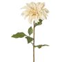 Artificial dahlia PHILLIPPA, Eco Collection, cream-yellow, 26"/65cm, Ø6"/15cm