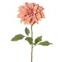 Artificial dahlia PHILLIPPA, Eco Collection, dusky pink, 26"/65cm, Ø6"/15cm