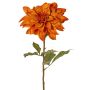 Artificial dahlia PHILLIPPA, Eco Collection, orange-yellow, 26"/65cm, Ø6"/15cm